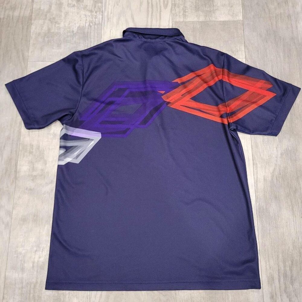 Callaway Opti-Dri Performance Polo Shirt Mens Medium Blue Short Sleeve Golf